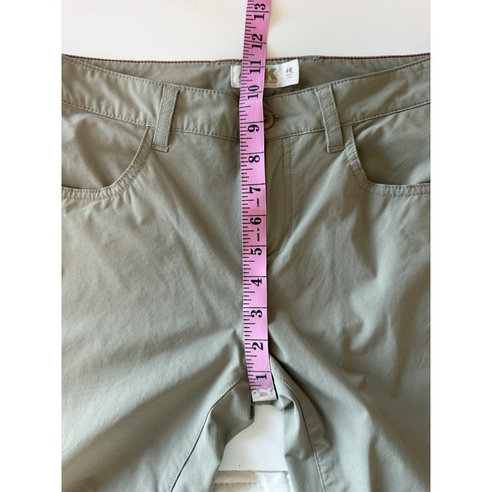 Mountain Khakis Cruiser II Hiking Pants Beige Roll Up Convertible Outdoor 4R - Picture 8 of 14